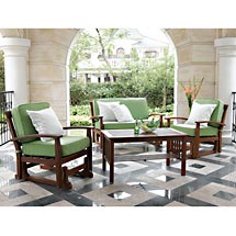 Delahey 4-Piece Glider Set, Sage