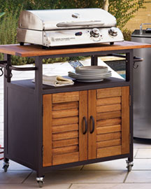 Electric Grill & Cabinet