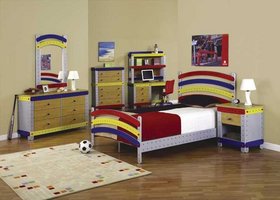 Fun Functional Youth Interchangeable Bedroom Set