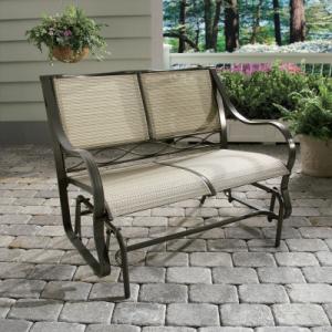 Hampton Bay Dana Point Sling Double Glider