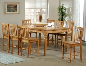 Hardwood Counter Height Dining Room Set
