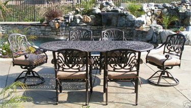 Laguna Patio Furniture - 7 Pc Dining