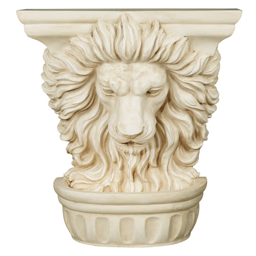Leo Table/Wall Fountain Weathered Stone Finish