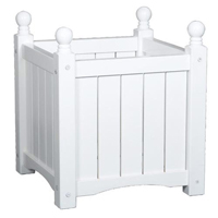 Lexington Pine Planter 20 Inch White