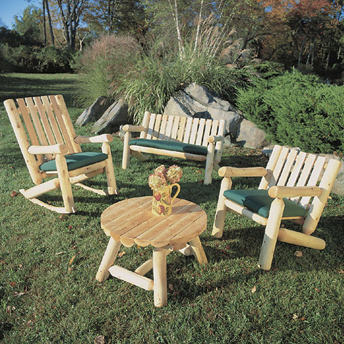 Log Arm Chair Lowback