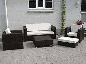 Milan Wicker Patio Set
