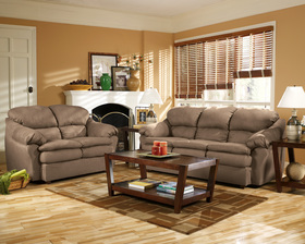 Mocha Couch Love Seat Living Room Furniture Sets