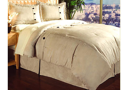 Modern Suede 4 Pc Queen Linens