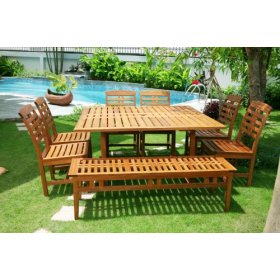 Patio Outdoor Garden Furniture Teak Shorea