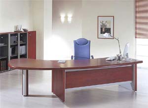 Piper Computer Desk w/ Conference End