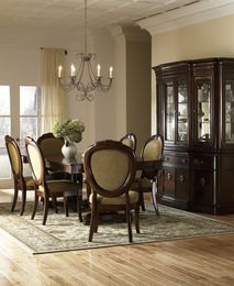 Retro Elegant Simple Solid Wood Formal Dining Room Set