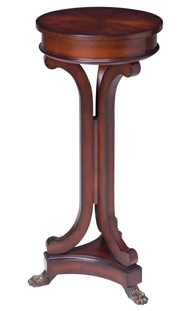 Sloan Square Pedestal in Mahogany