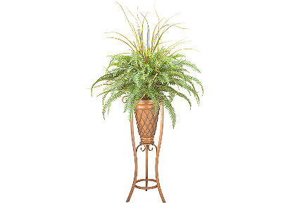 River Fern w Stand Silk Floral