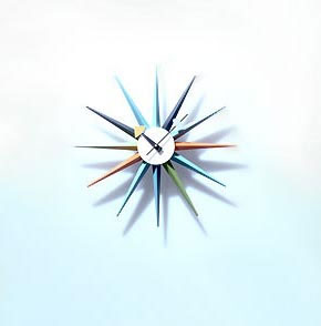 Sunburst Clock (Multicolor)