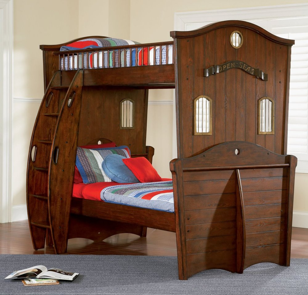 Shiver Me Timbers Twin Size Bunk Bed