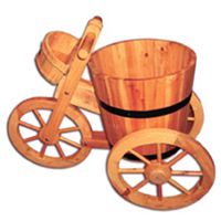 Tricycle Cedar Planter