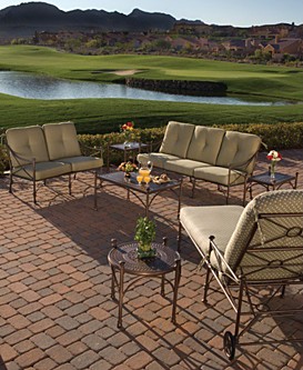 Tuscany Cast Aluminum Outdoor Sofas & Chairs