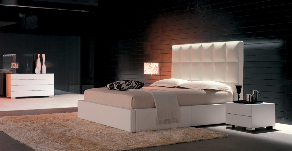 William Upholstered Leather Storage Bed