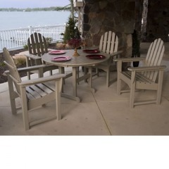 Adirondack 4 Chair Dining Set