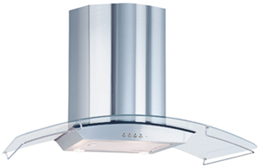 Airking Aragon Glass Series Wall Mounted Stainless Steel Range Hood