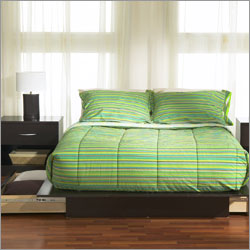Back Bay Queen Size Platform Bedroom Set with Two Storage Drawers