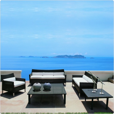 Biarritz Outdoor Deep Seating Set 5-piece