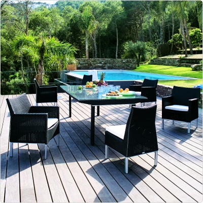Biarritz Outdoor Dining Set 7-piece
