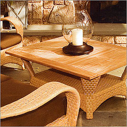 Blini Coffee Table with Teak Top