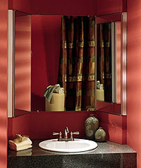 Broan Avanti Corner Medicine Cabinet