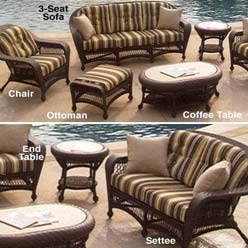 Cambridge Collection Wicker-Look Furniture