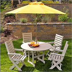 Captain 4 Seat Dining Set