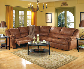 Casual Contemporary Full Sleeper Living Room Sofa Sectional