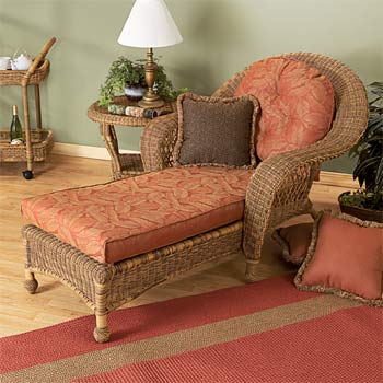 Charleston Resin Wicker Chaise Lounges