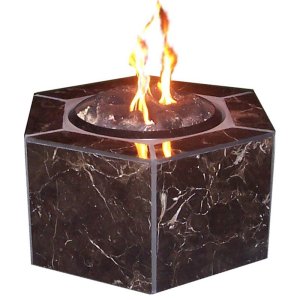 Classic Marble 24 Inch Fire Pit