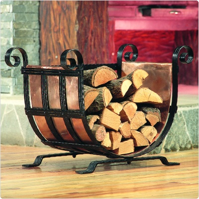 Copper Wood Holder