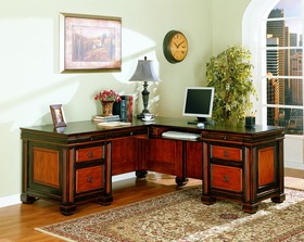 Corner Shaped Executive Home Office Desk