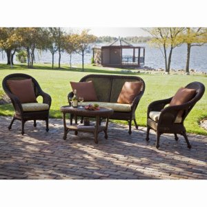 Cozumel Wicker Conversation Set
