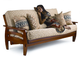 Crescendo Futon w Optional Mattress & Cover