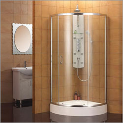 Crystal Glass Shower Enclosure and Base