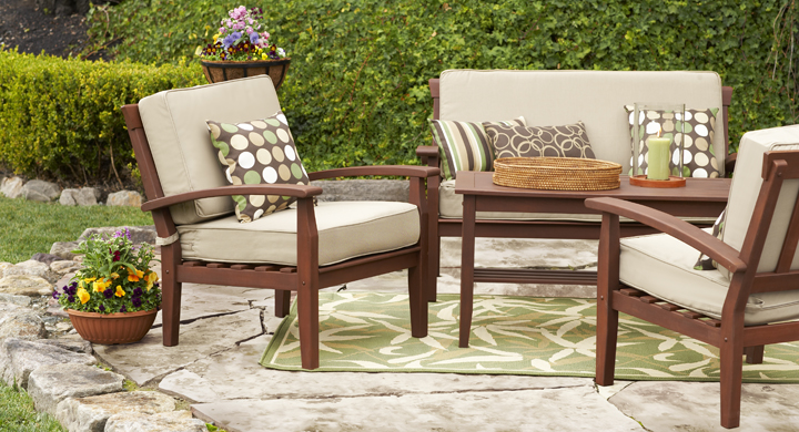 Delahey Summer Khaki Chat Set