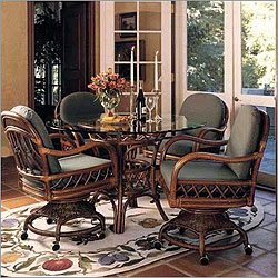 Dining Set with Swivel-Tilt Chairs