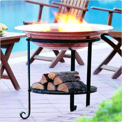 Elevated Copper Fire Pit 30″