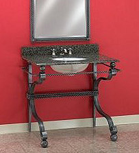 Empire - Wrought Iron Vanity Console 103