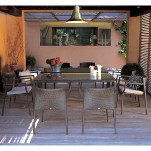 EMU Delta Wicker Dining Set