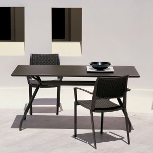 EMU Open Outdoor Wicker Dining Set