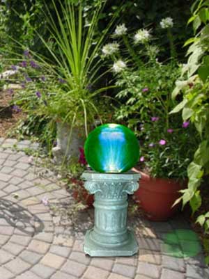 Fiber Optic Light Solar Gazing Ball
