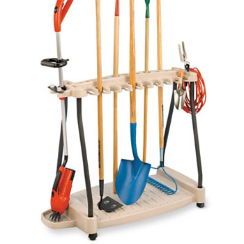 Garden Tool Rack On Wheels