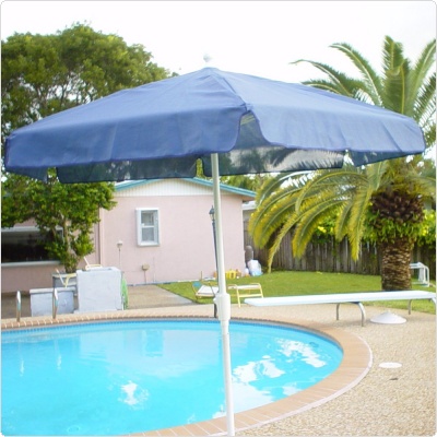 Garden Umbrella 7.5′ White Pole