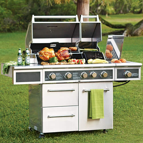 Large Gas Grill Dual Lid Better Home Improvement www