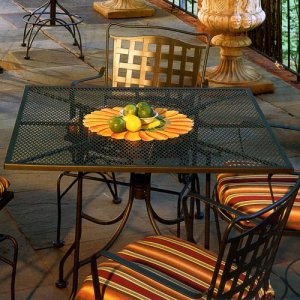 Meadowcraft 36 Inch Micro Mesh Dining Table